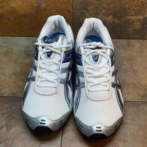 Asics Mens Gel Frantic 3 TN8E5 Multicolor Lace Up Low Top Running Shoes Sz 8.5